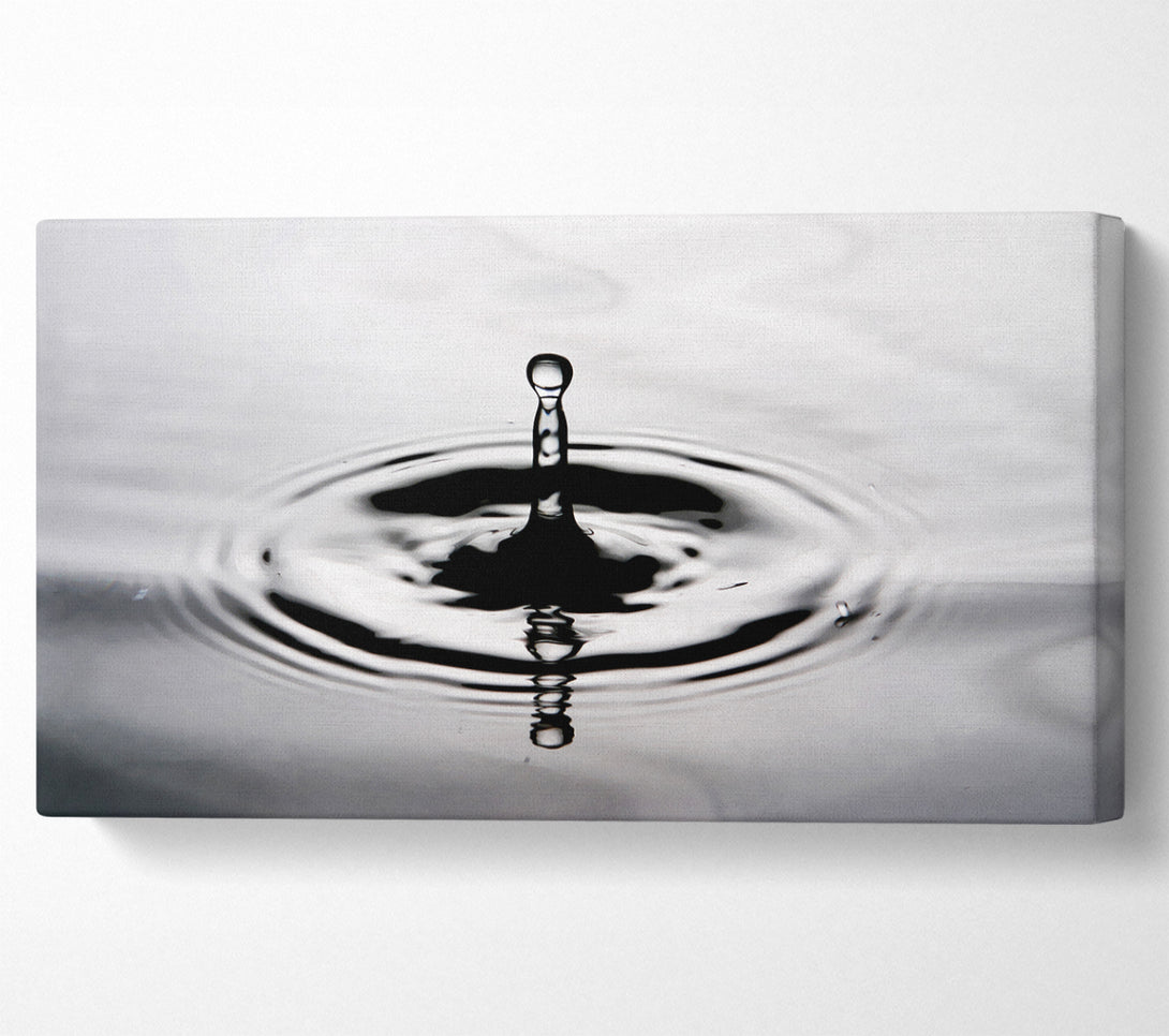  A Canvas Print of Grey Water Splash Canvas Art