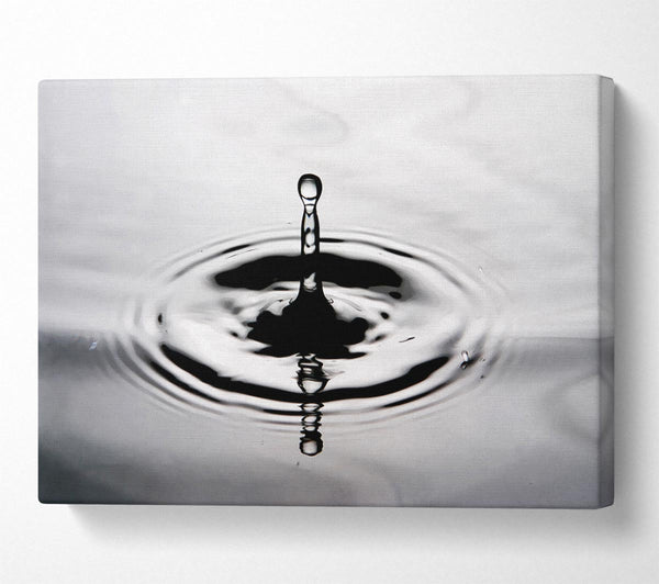  A Canvas Print of Grey Water Splash Canvas Art