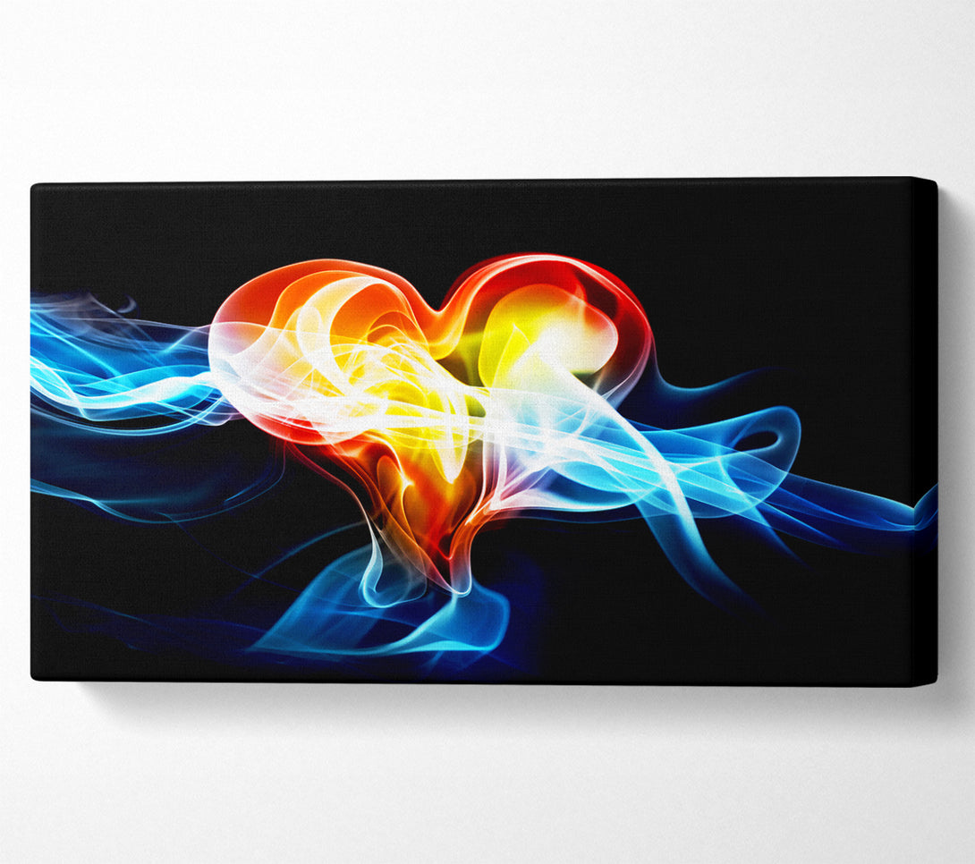  A Canvas Print of Lovers Heart Of Passion Canvas Art