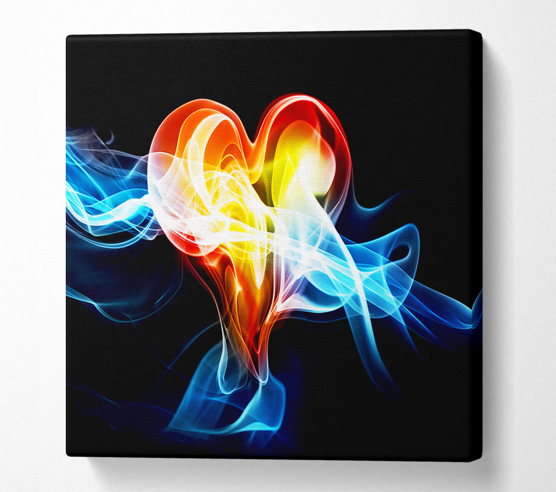  A Canvas Print of Lovers Heart Of Passion Canvas Art