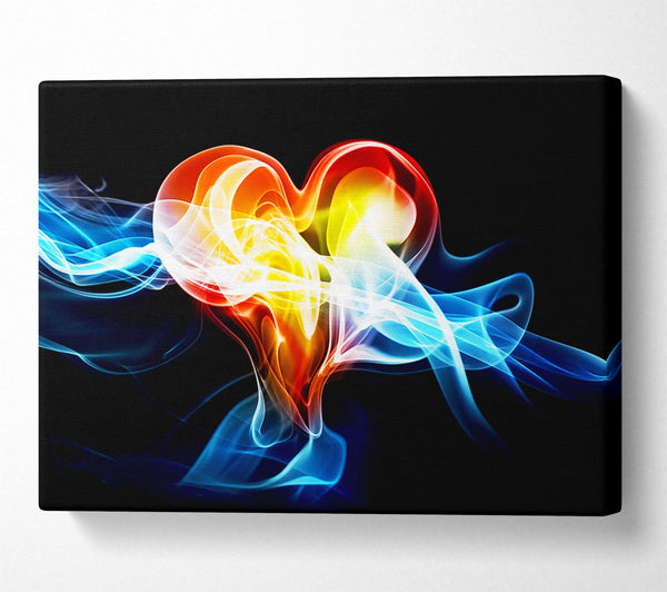 A Canvas Print of Lovers Heart Of Passion Canvas Art