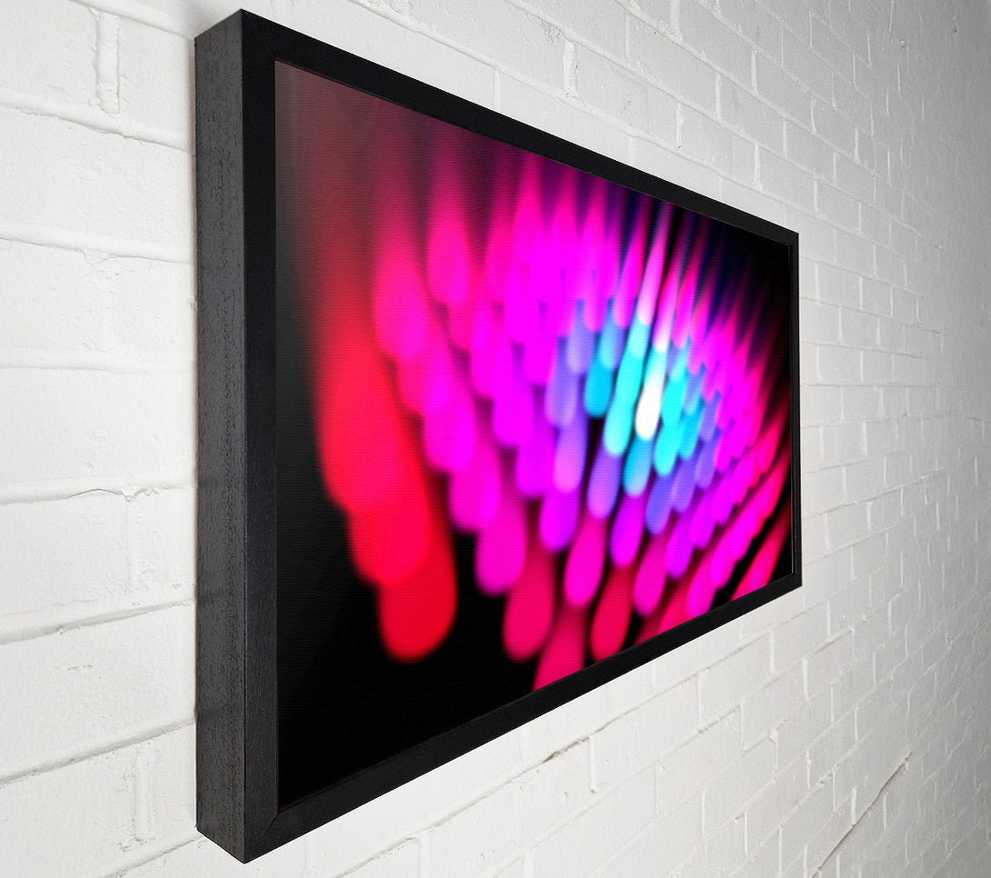  A Canvas Print of Shards Of Vibrant Lights Canvas Print