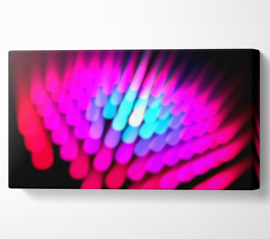  A Canvas Print of Shards Of Vibrant Lights Canvas Print