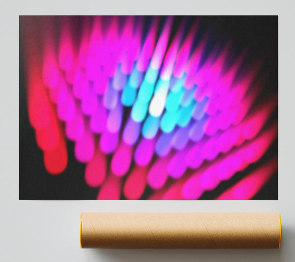 Shards Of Vibrant Lights Giclee Print