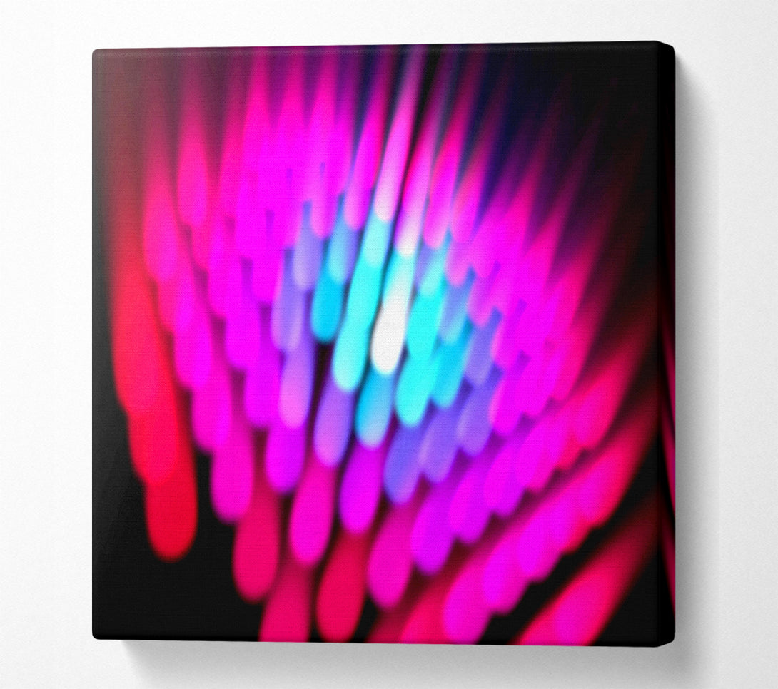  A Canvas Print of Shards Of Vibrant Lights Canvas Print