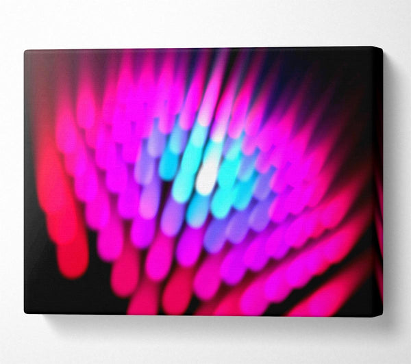  A Canvas Print of Shards Of Vibrant Lights Canvas Print
