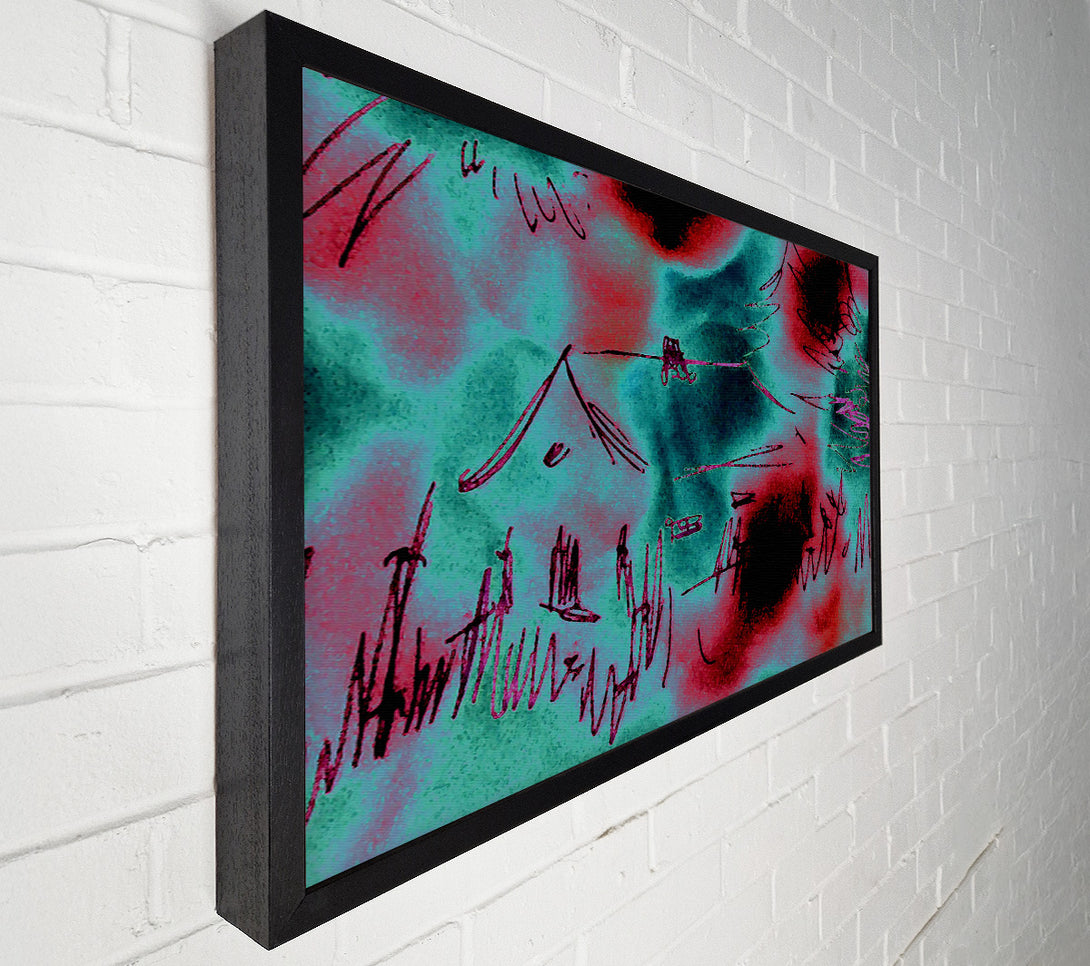  A Canvas Print of Poppy Sky House Canvas Wall Art