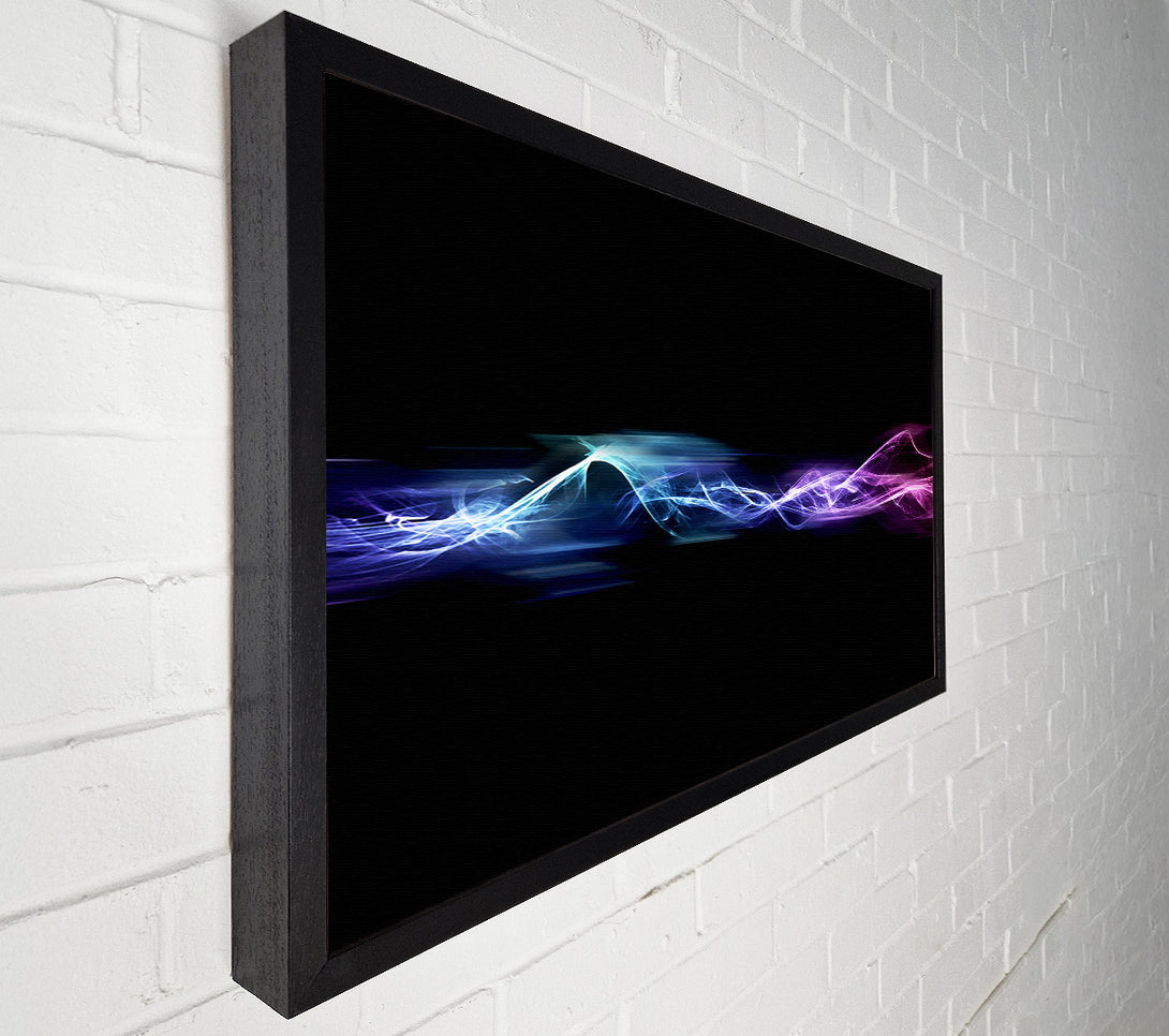 A Canvas Print of Vibrant Smoke Trails Canvas Art