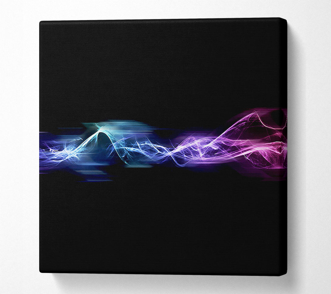  A Canvas Print of Vibrant Smoke Trails Canvas Art