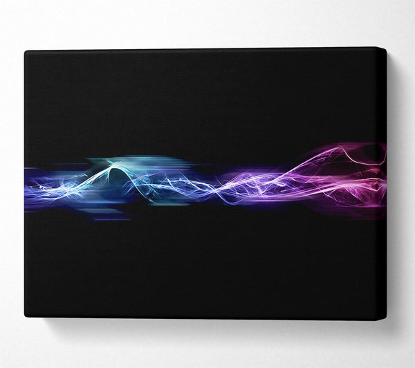  A Canvas Print of Vibrant Smoke Trails Canvas Art