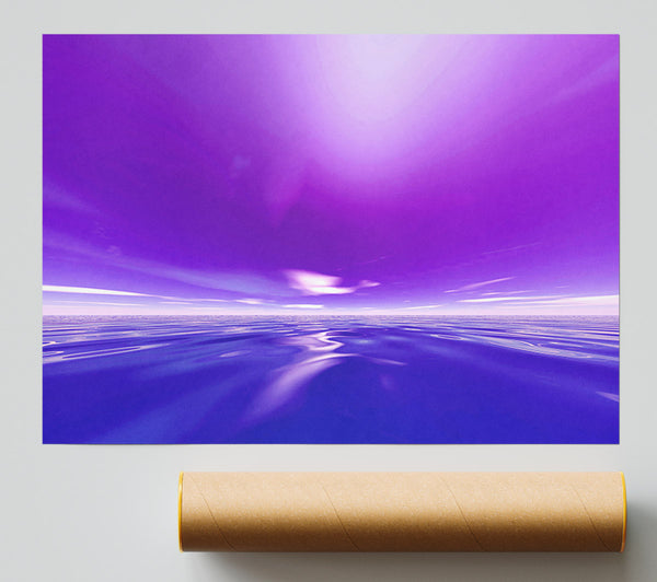 Psychedelic Purples Giclee Print