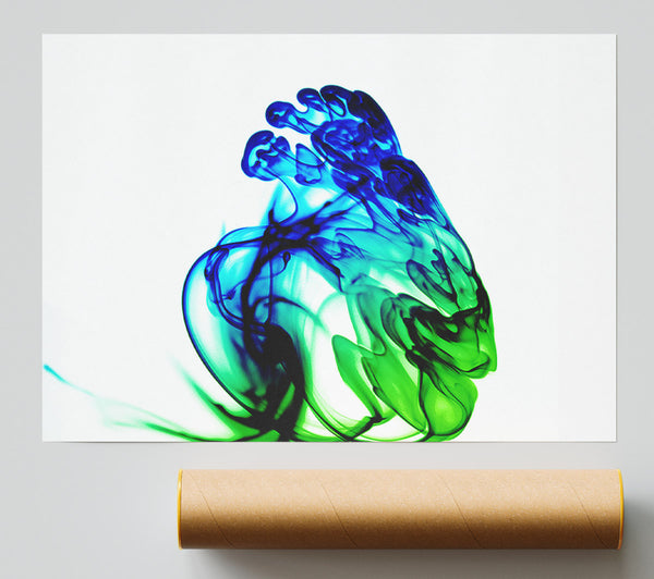 Movement Of Smoke Print