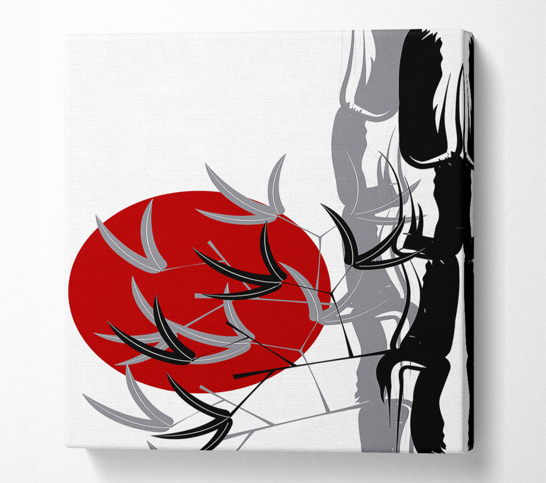  A Canvas Print of Red Sun Burn Canvas Art