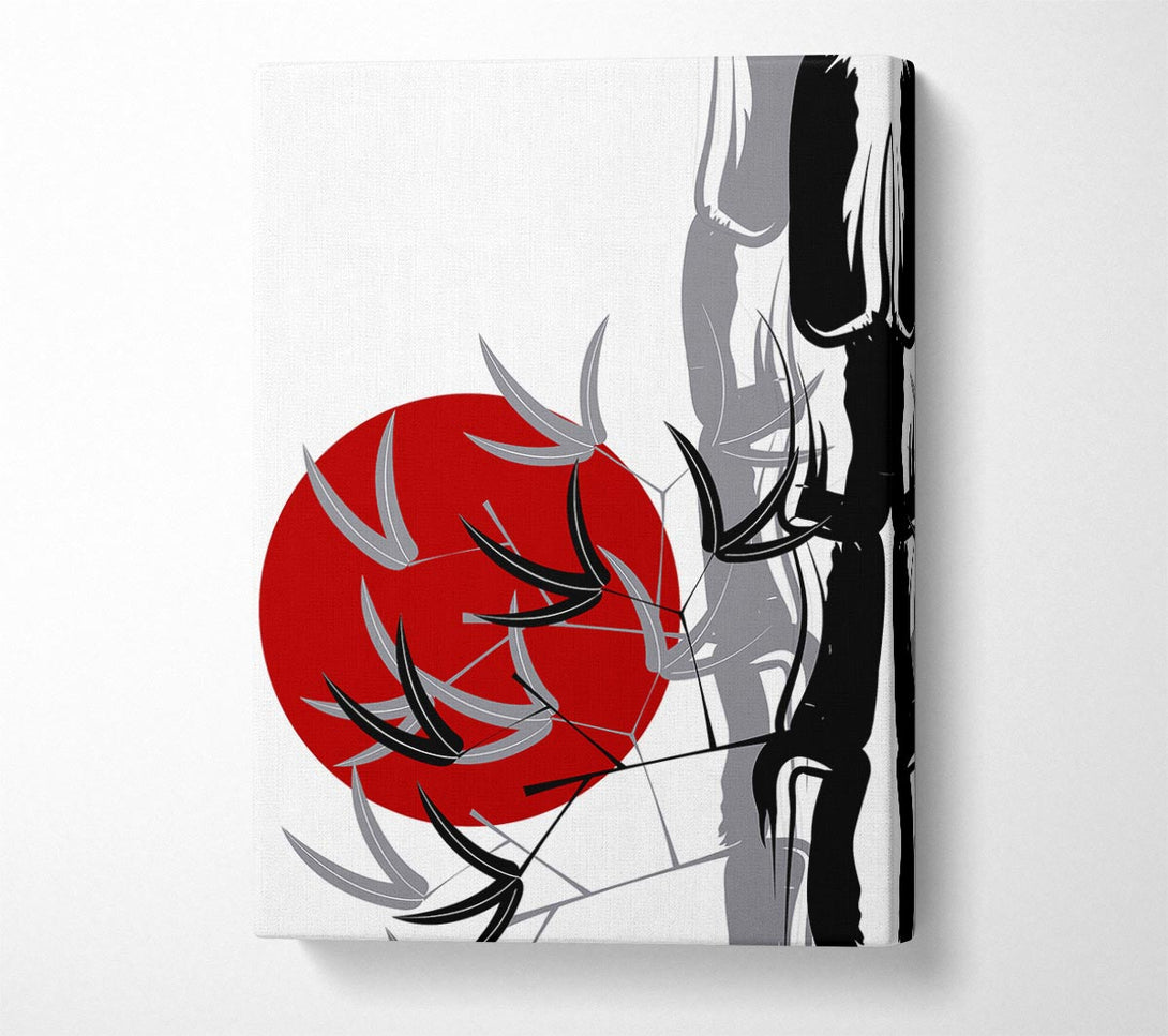  A Canvas Print of Red Sun Burn Canvas Art