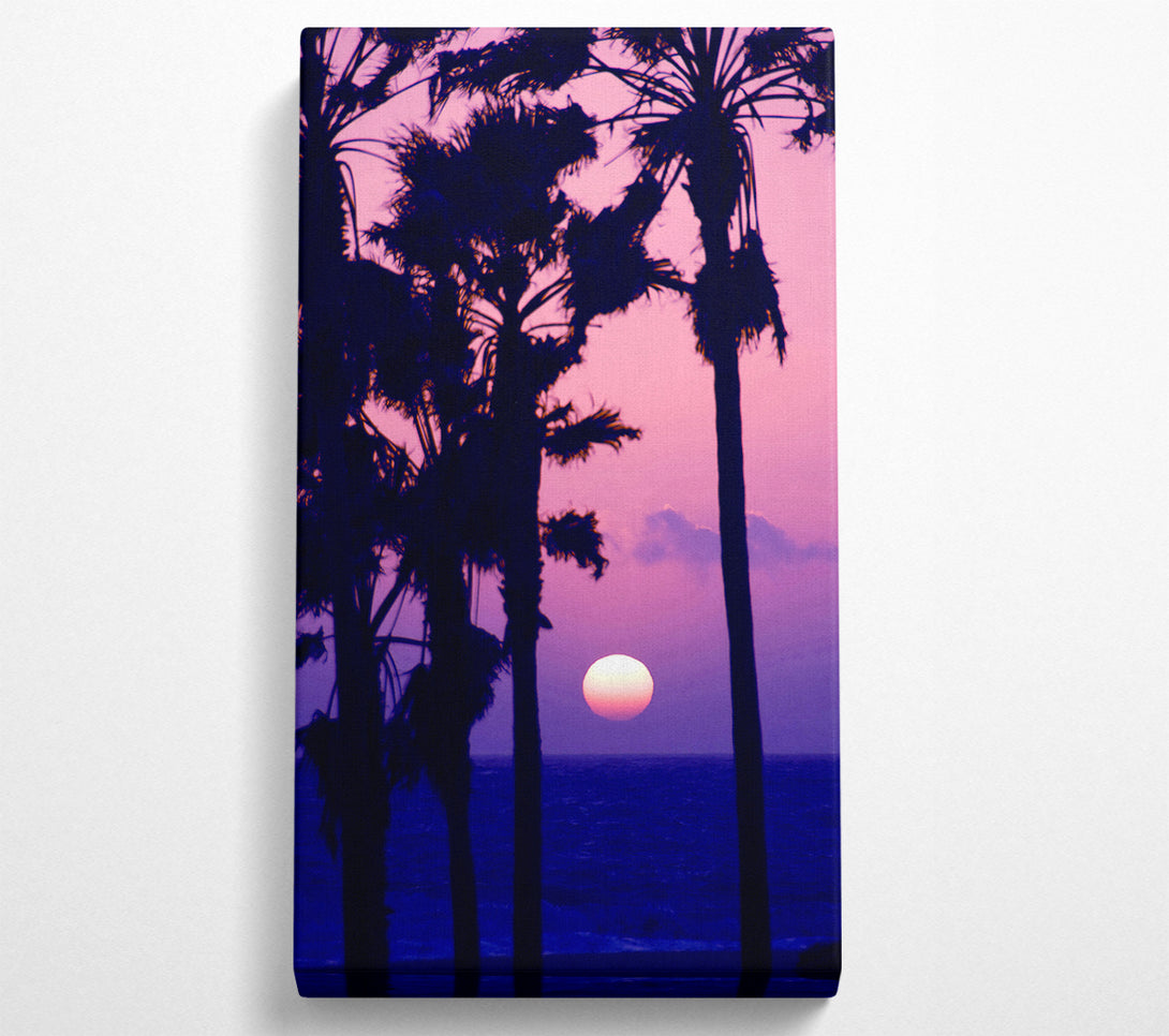  A Canvas Print of Paradise Ocean Sunset Canvas Art