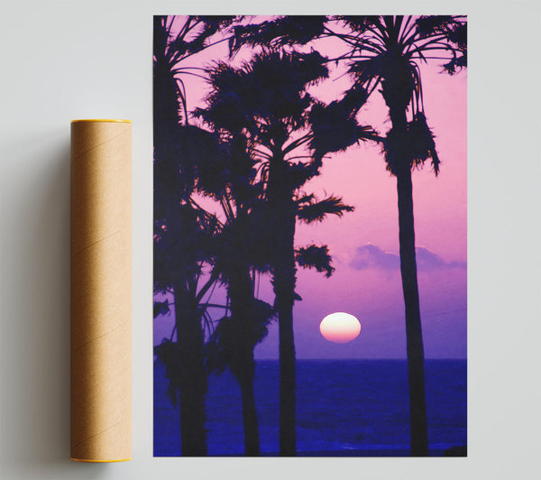 Paradise Ocean Sunset Print