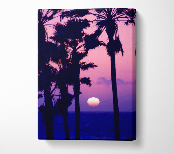  A Canvas Print of Paradise Ocean Sunset Canvas Art
