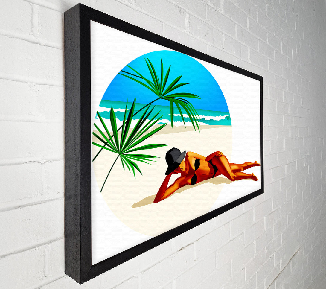  A Canvas Print of Wish You Were Here Canvas Print