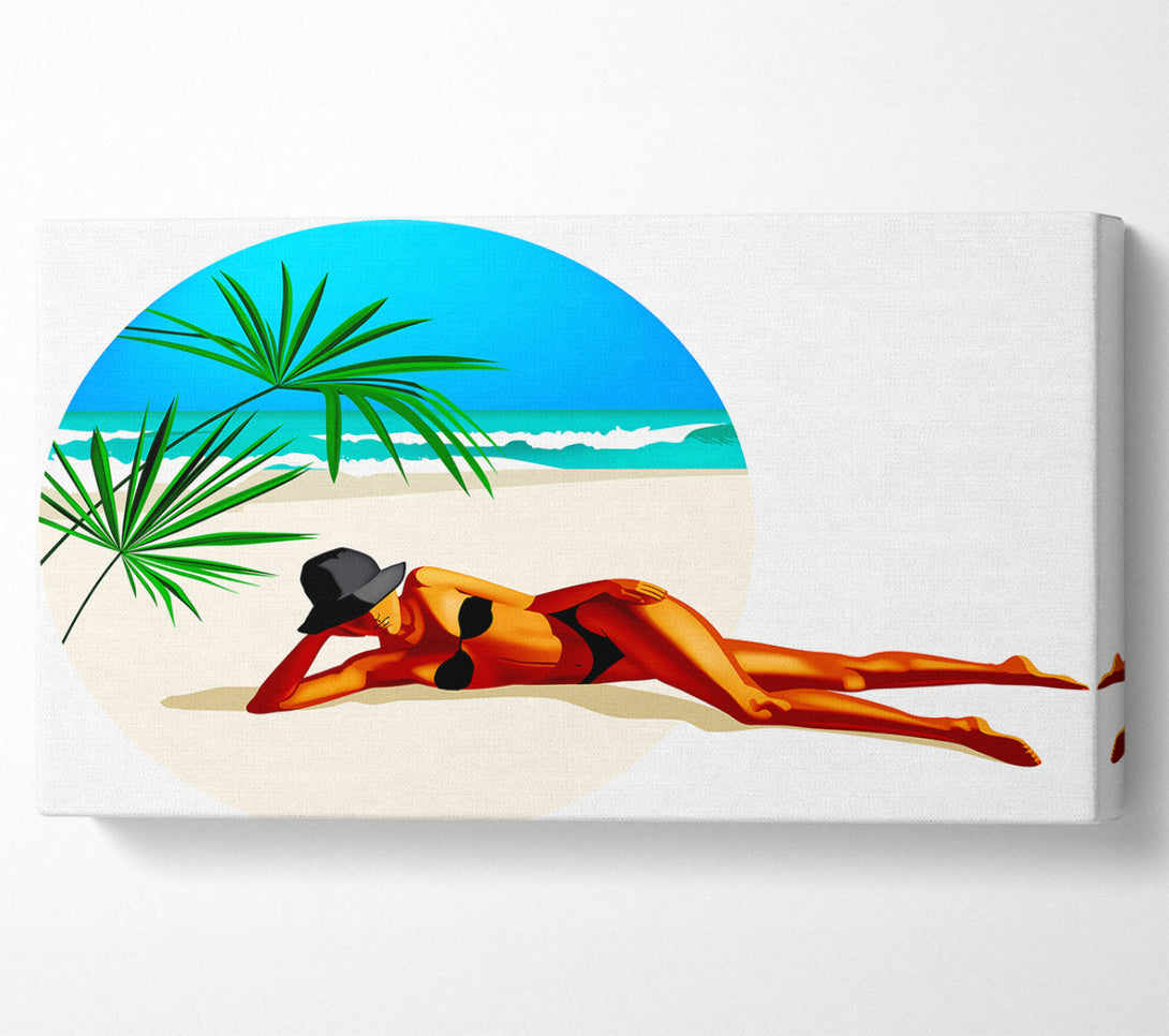  A Canvas Print of Wish You Were Here Canvas Print