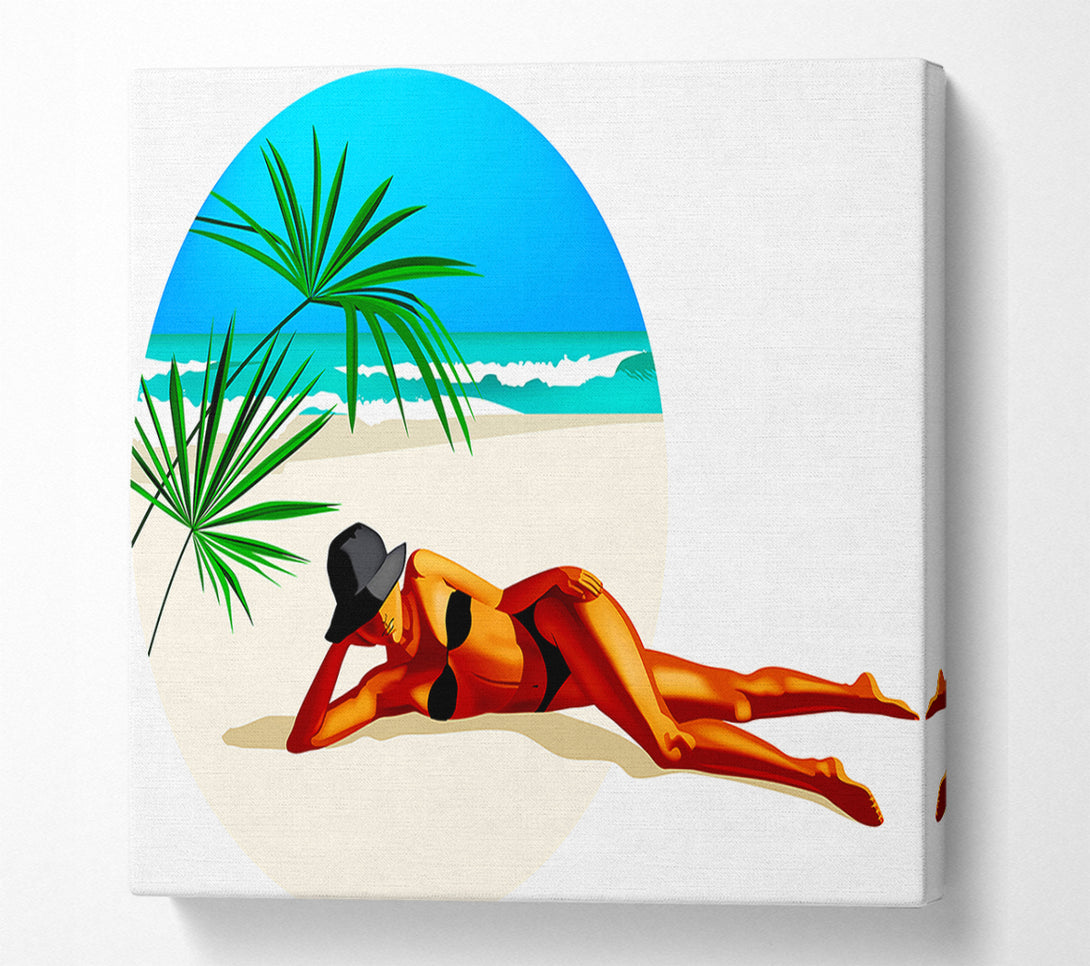  A Canvas Print of Wish You Were Here Canvas Print