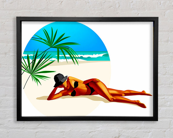 Wish You Were Here Framed Print