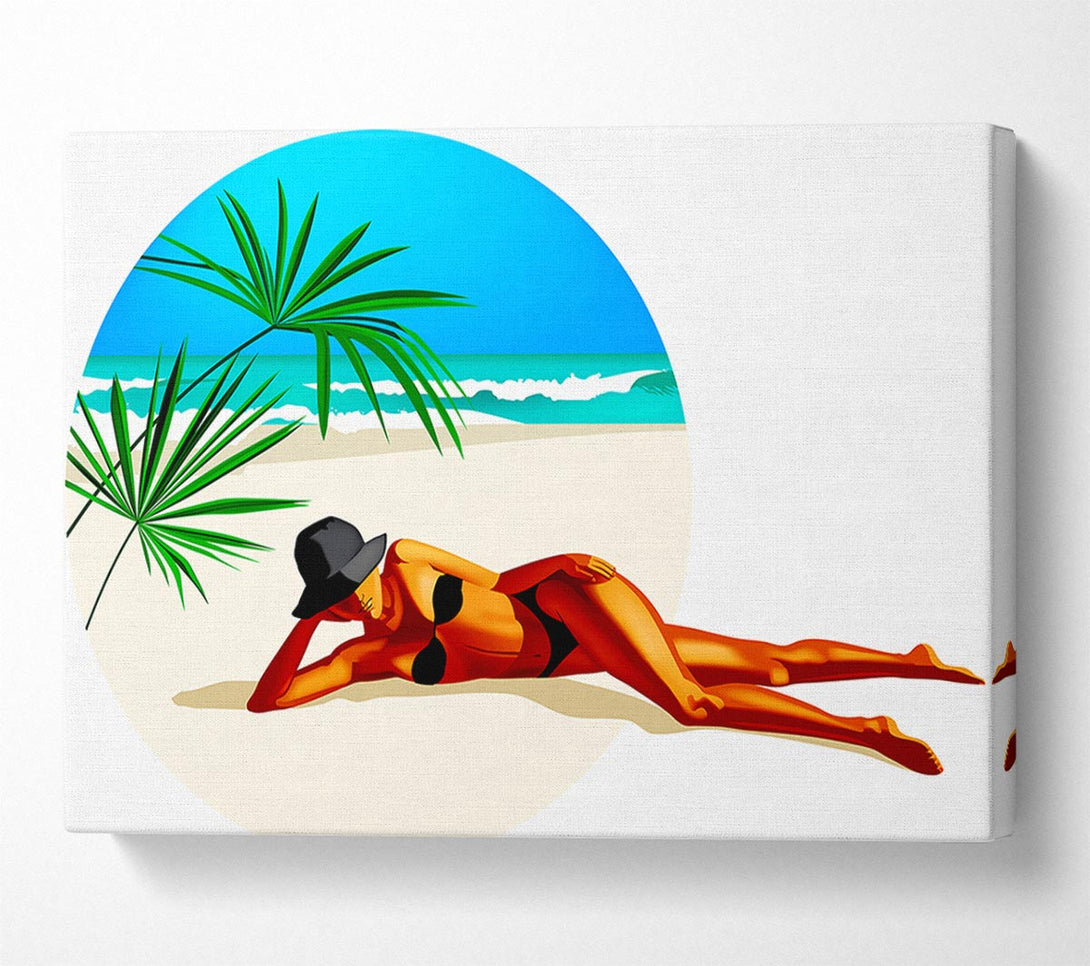  A Canvas Print of Wish You Were Here Canvas Print