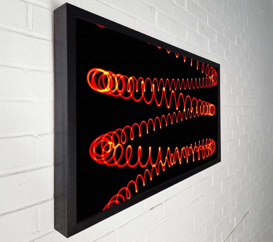  A Canvas Print of Red Coil Canvas Wall Art