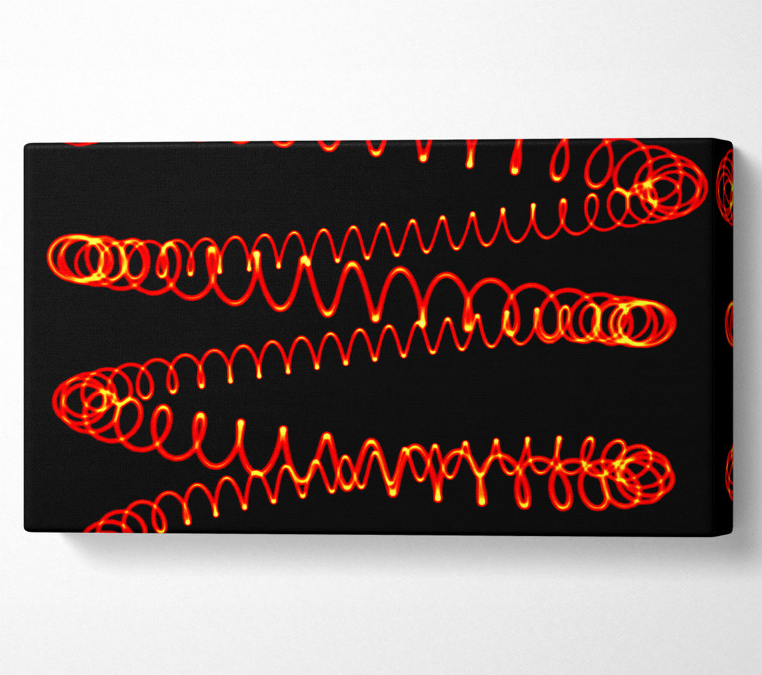  A Canvas Print of Red Coil Canvas Wall Art