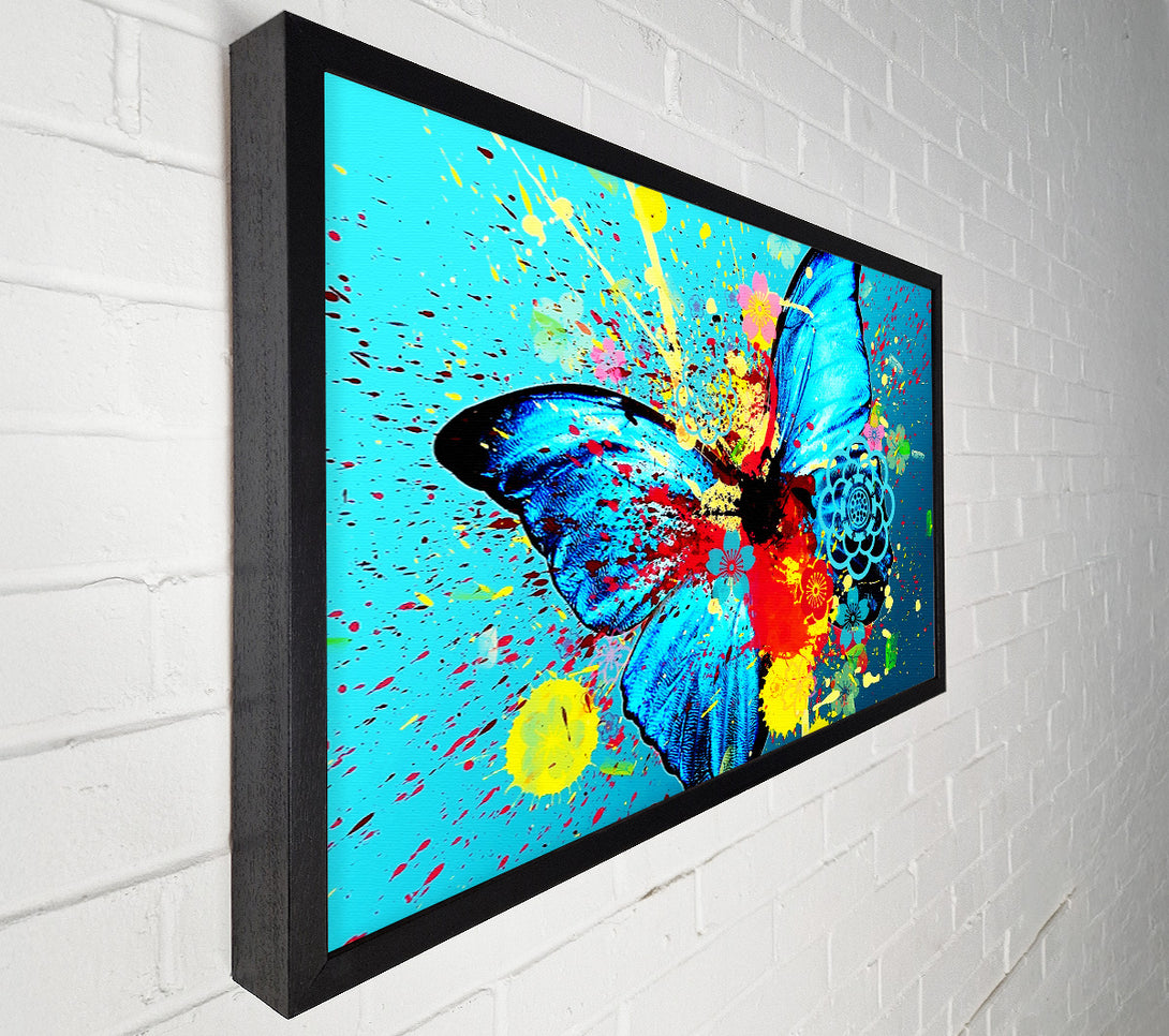  A Canvas Print of Butterfly Splash Canvas Art