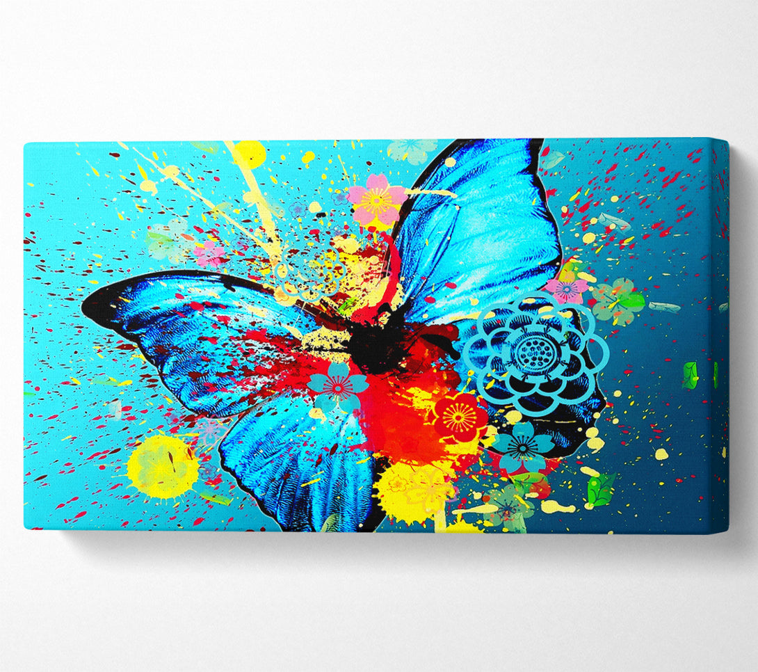  A Canvas Print of Butterfly Splash Canvas Art