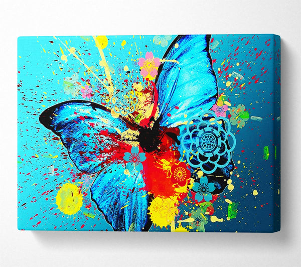  A Canvas Print of Butterfly Splash Canvas Art