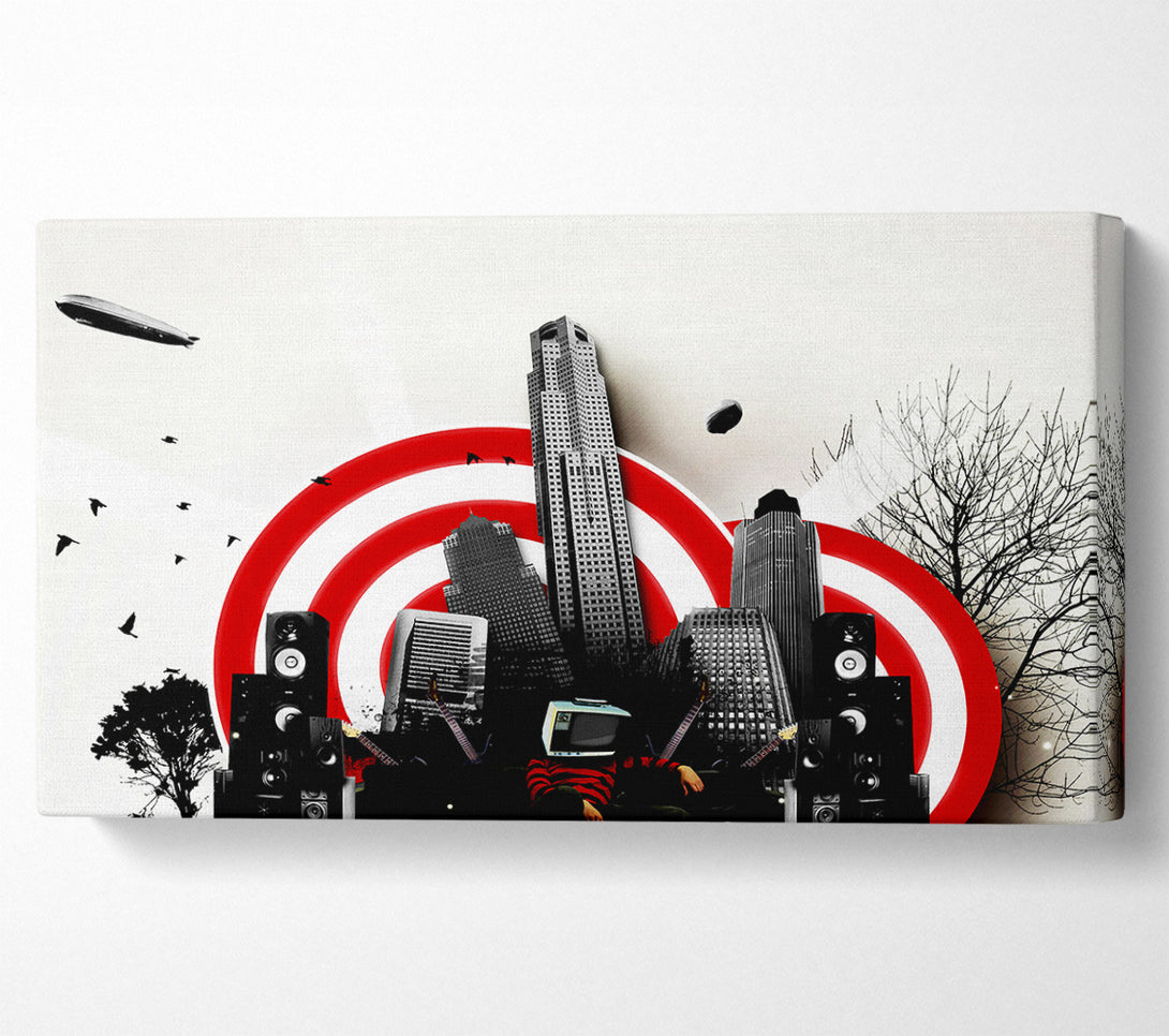  A Canvas Print of The Sound Of The City Canvas Print