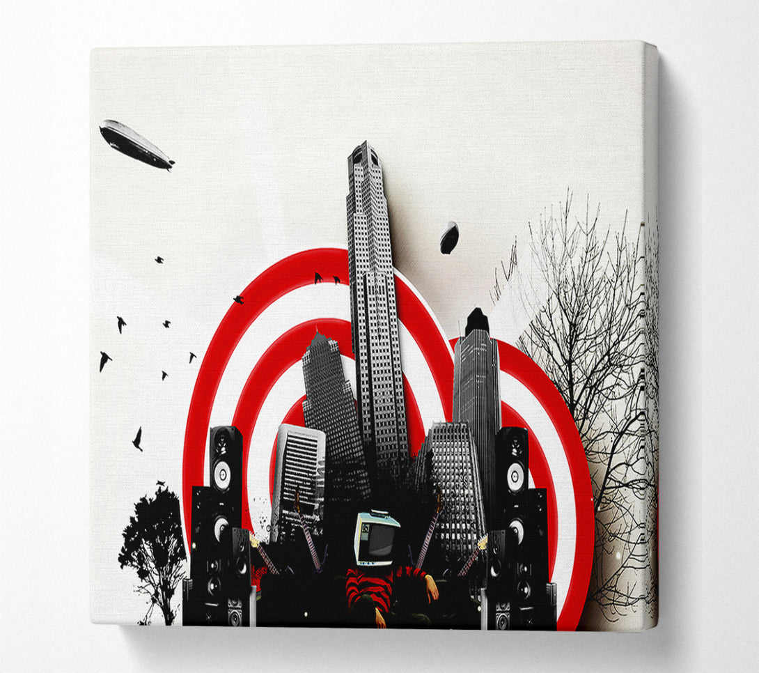 A Canvas Print of The Sound Of The City Canvas Print