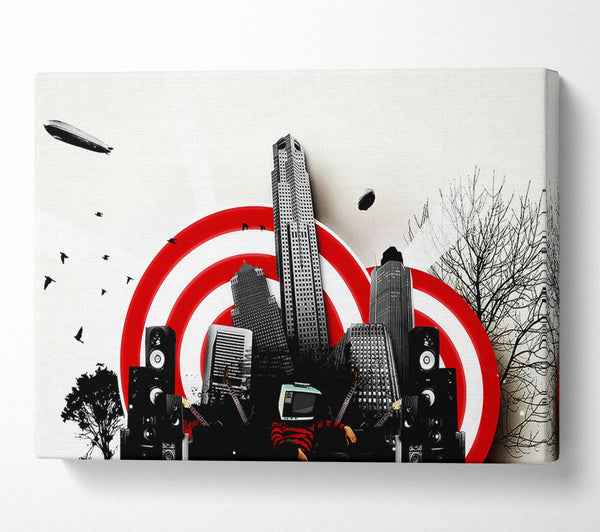  A Canvas Print of The Sound Of The City Canvas Print