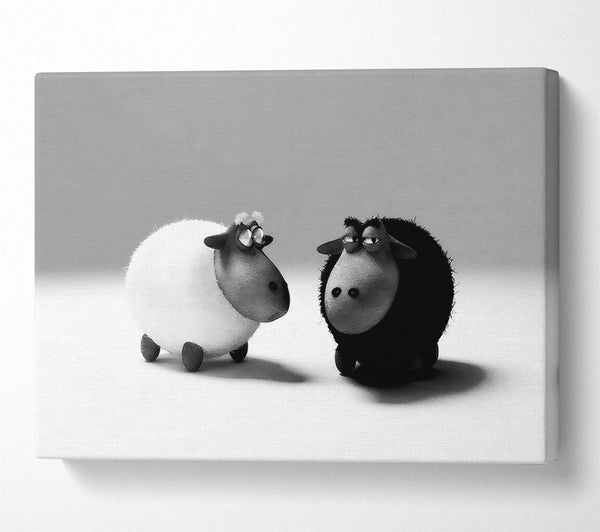  A Canvas Print of The Black Sheep Of The Family Canvas Art