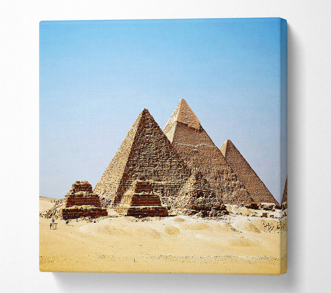  A Canvas Print of Pyramid Wonder Canvas Wall Art