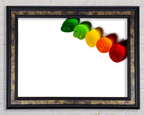 Sweet Line-Up Framed Print