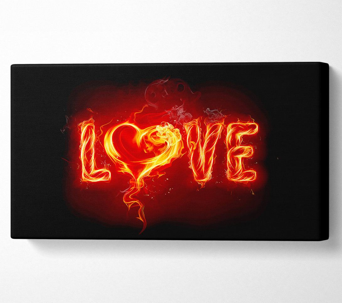  A Canvas Print of Flames Of Love Canvas Print