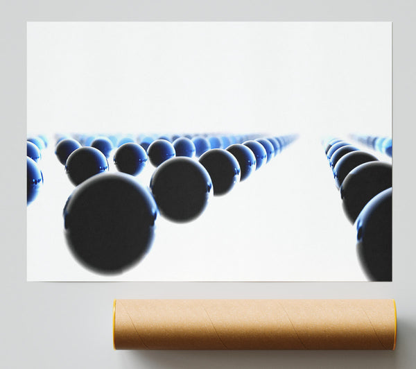 Black Ball Line-Up Giclee Print