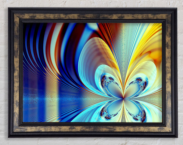 Psychedelic Colours Framed Print