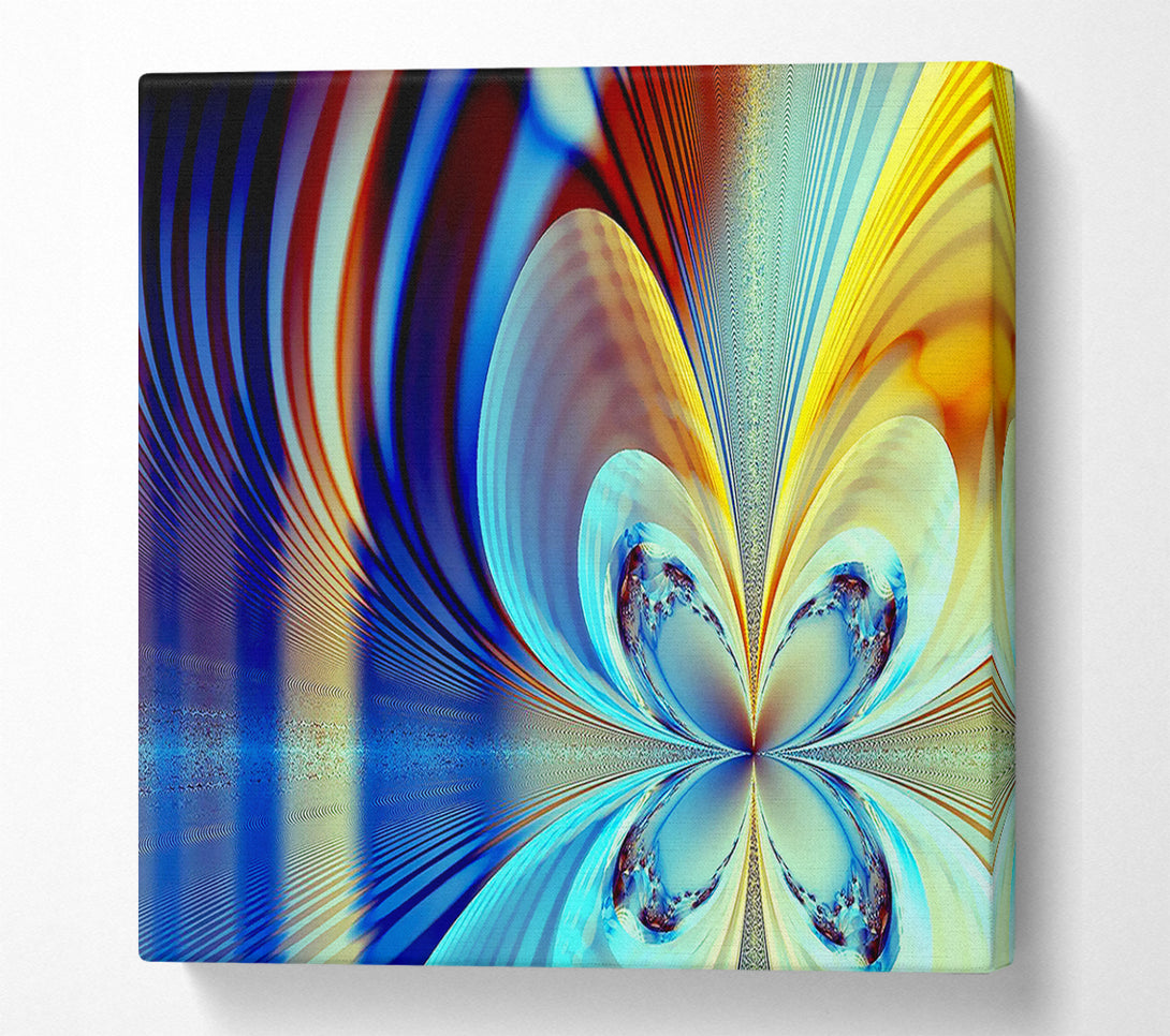  A Canvas Print of Psychedelic Colours Canvas Print
