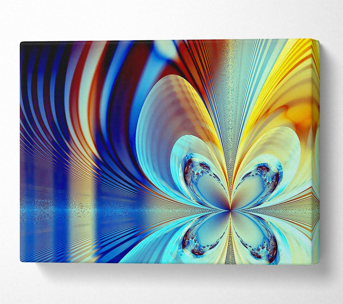  A Canvas Print of Psychedelic Colours Canvas Print