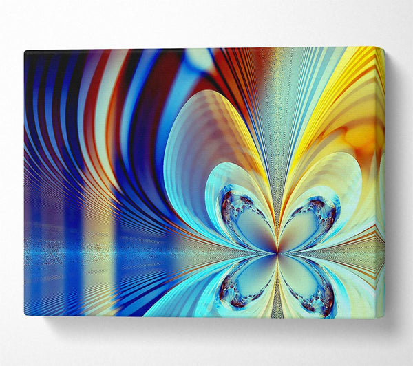  A Canvas Print of Psychedelic Colours Canvas Print