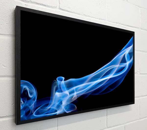 Blue Smoke On Black