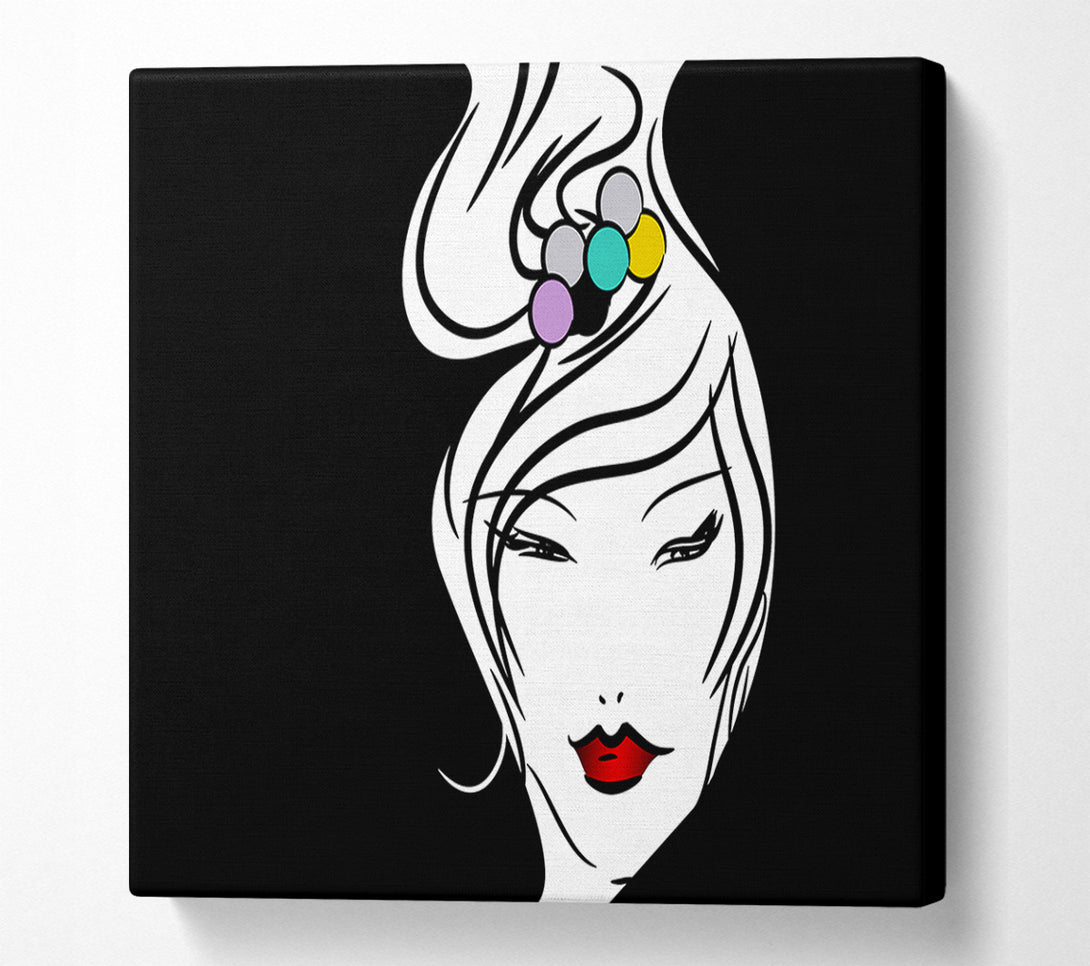  A Canvas Print of The Power Of A Woman Canvas Print