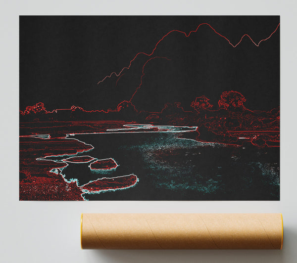 Red Lake Giclee Print