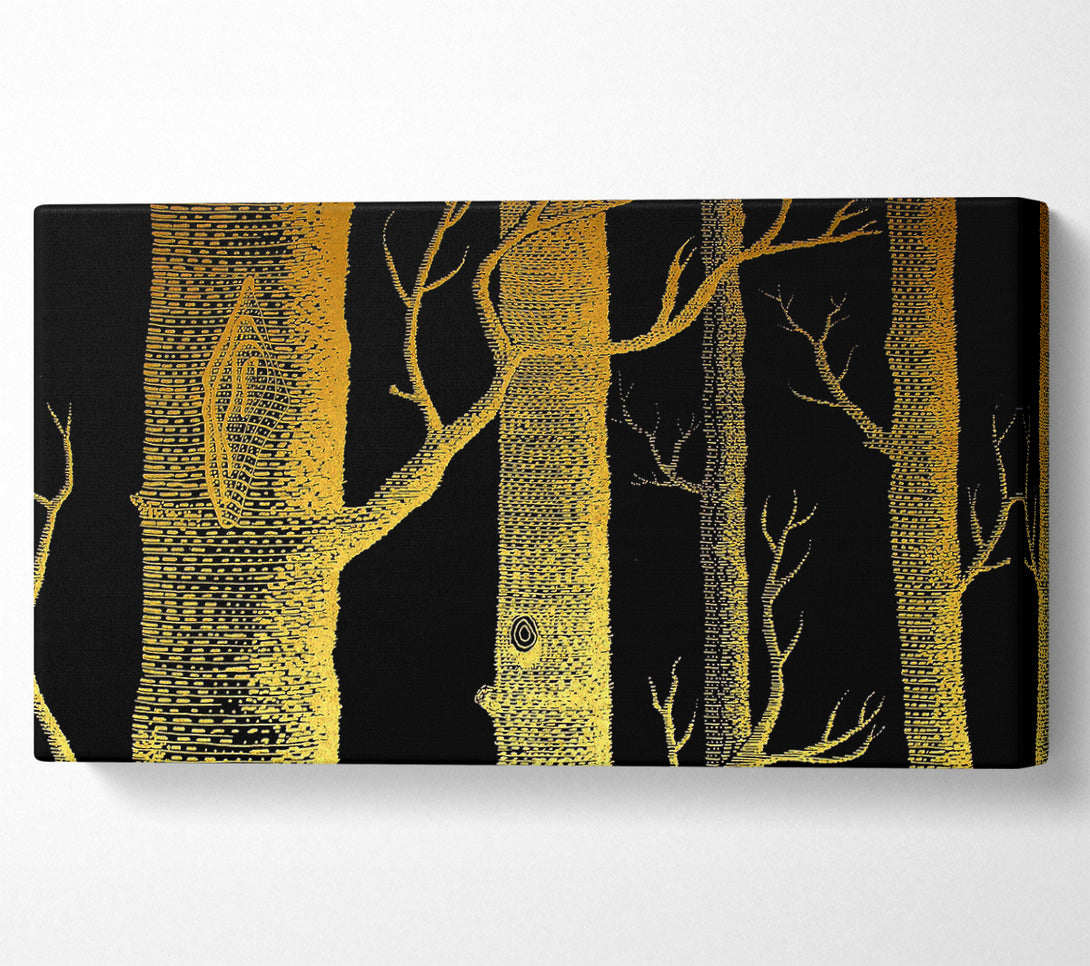  A Canvas Print of The Night Time Woodland Canvas Print