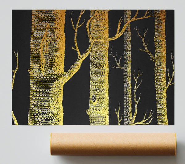 The Night Time Woodland Print