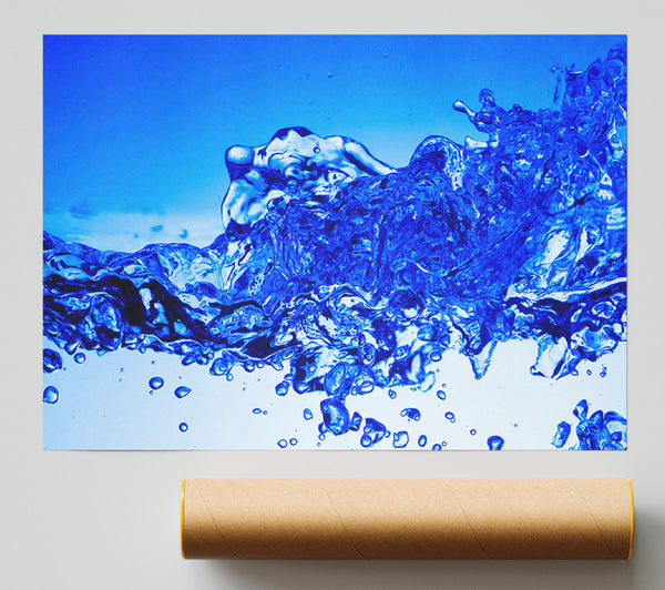 Blue Celebration Print