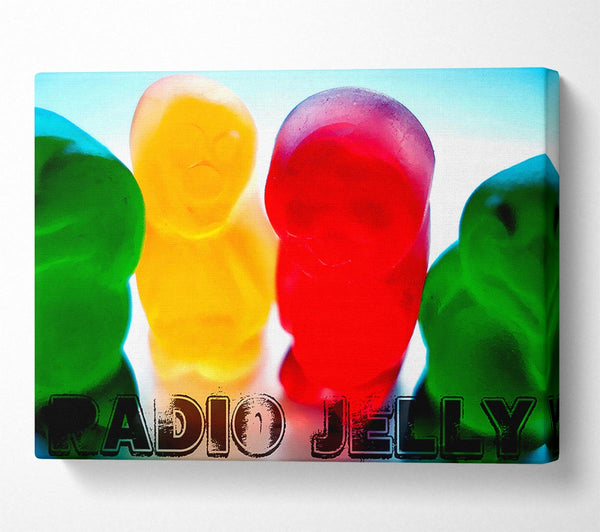  A Canvas Print of Radio Jellybabys Canvas Wall Art